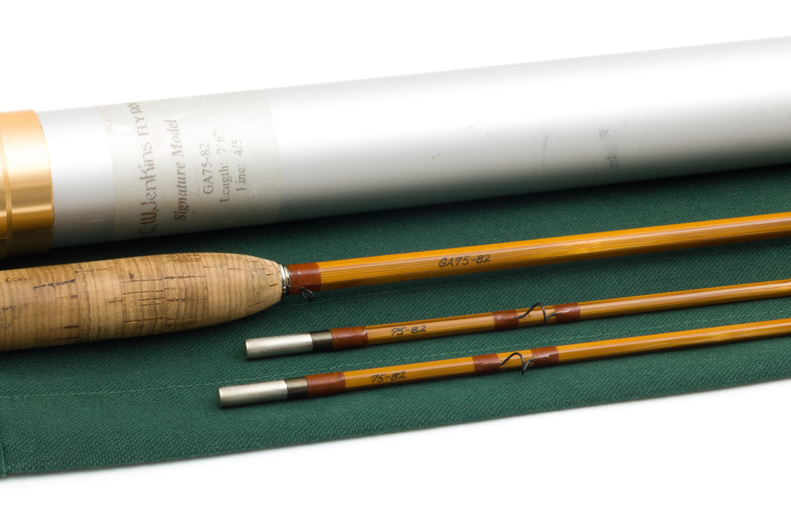 Jenkins, C.W. - GA75, 7'6" 2/2 4-5wt Bamboo Fly Rod