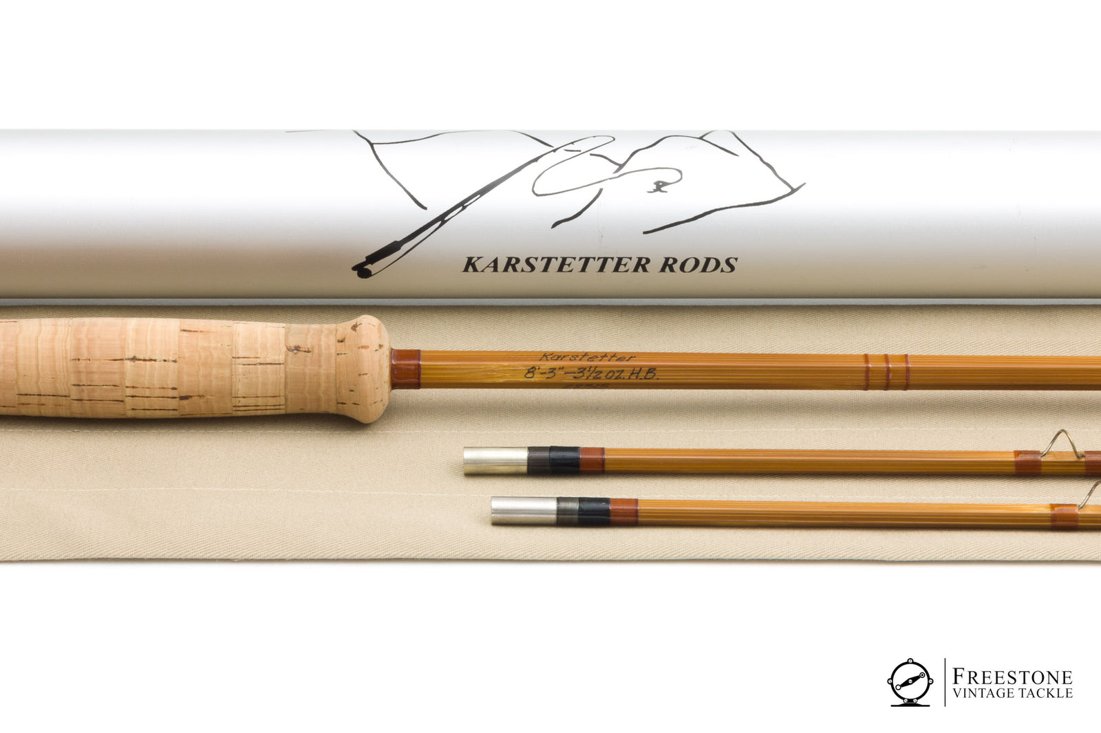 Karstetter, Marty - 8'3" 2/2 4wt Hollow Built Bamboo Fly Rod