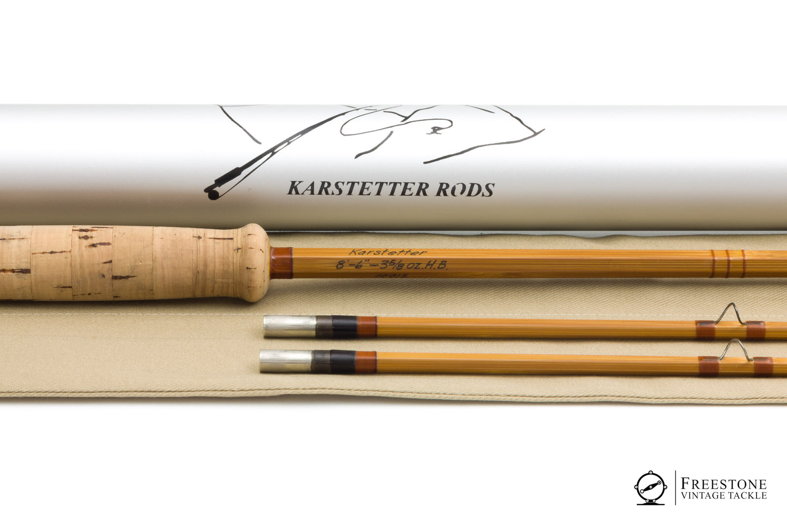Karstetter, Marty - 8'6" 2/2 5wt Hollow Built Bamboo Fly Rod