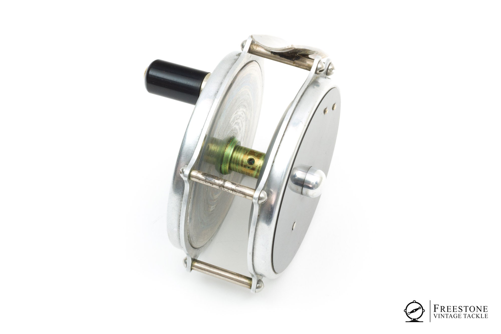 フライフィッシング　THE LEONARD MILLS REEL Julius Vom Hofe Leonard Mills Fly Fishing Reel. 3 1/2