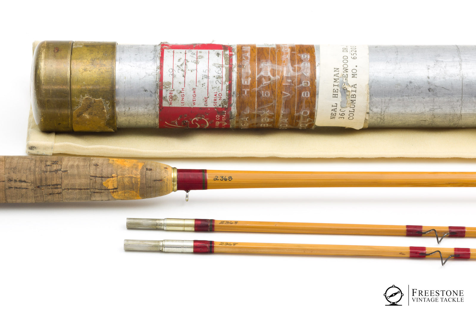 Leonard, H.L. - Model 39, 7'6" 2/2 5wt Bamboo Rod