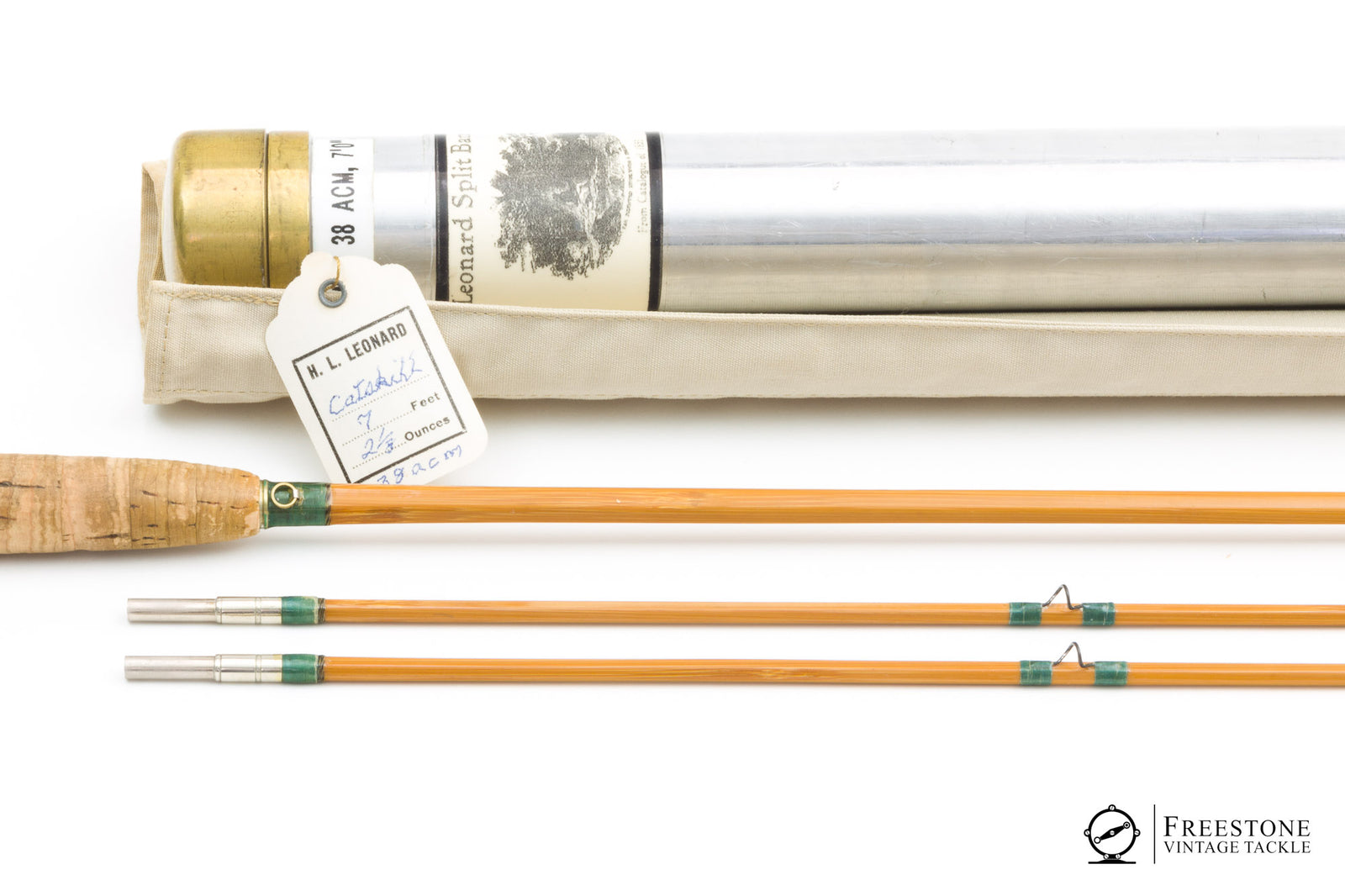 Leonard, H.L. - Model 38ACM, 7' 2/2 4wt Bamboo Rod - Pre-fire