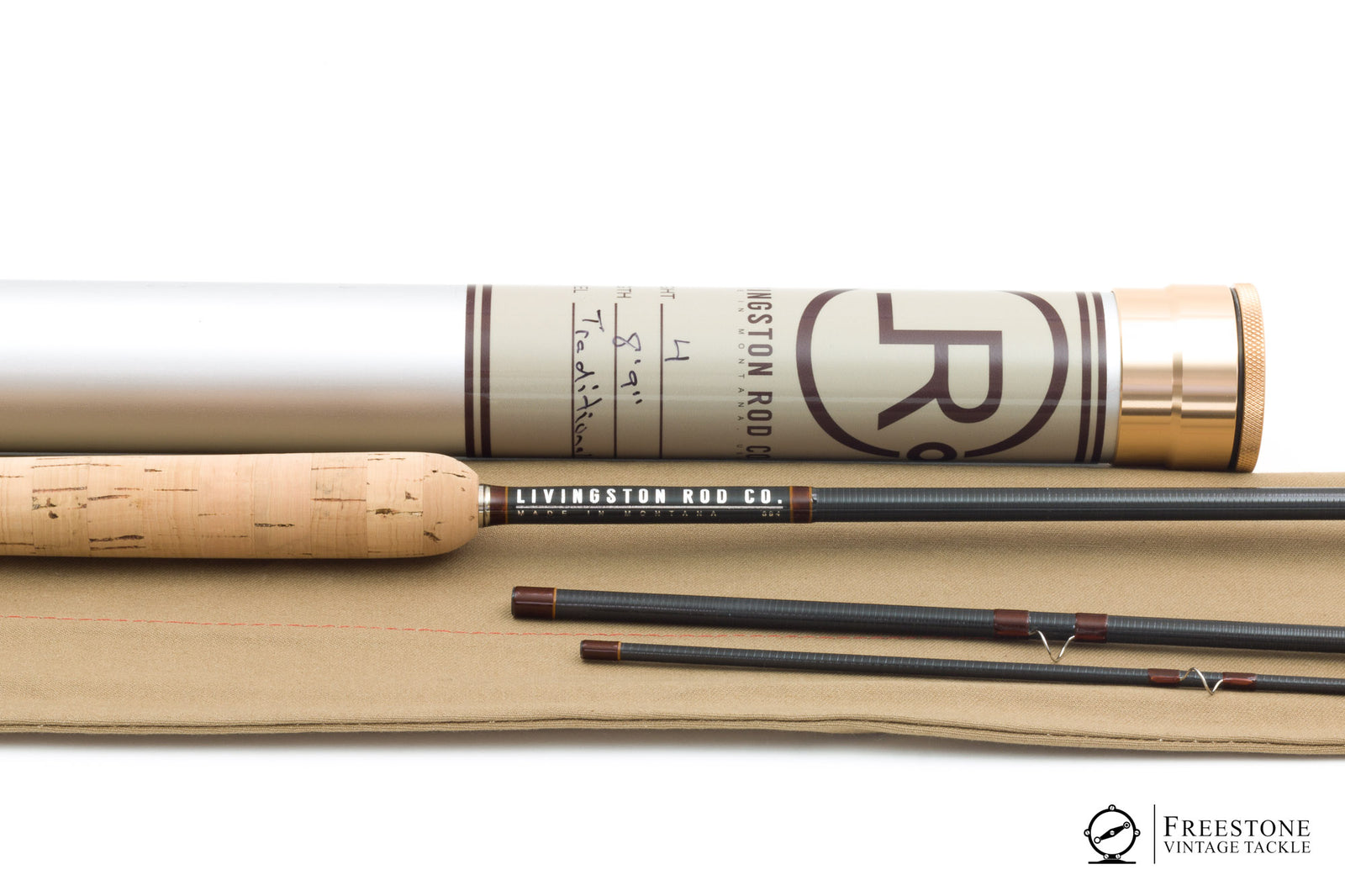Livingston Rod Co. - Traditional 8'9" 4wt, 3-piece Graphite Fly Rod