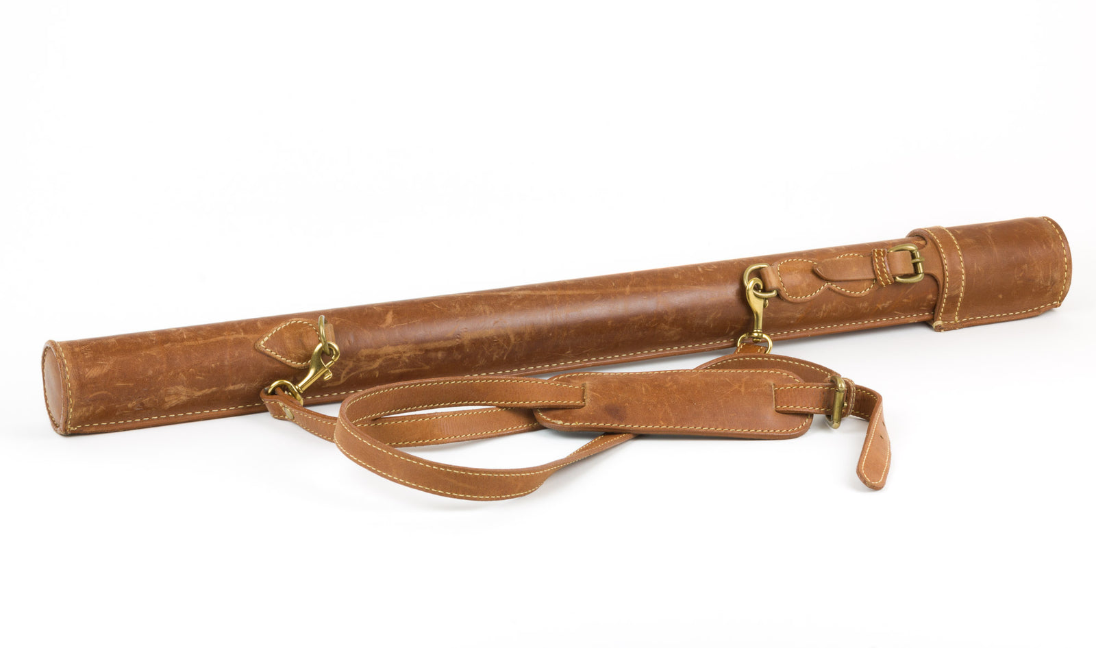 Mulholland Brothers - 28" Leather Rod Tube