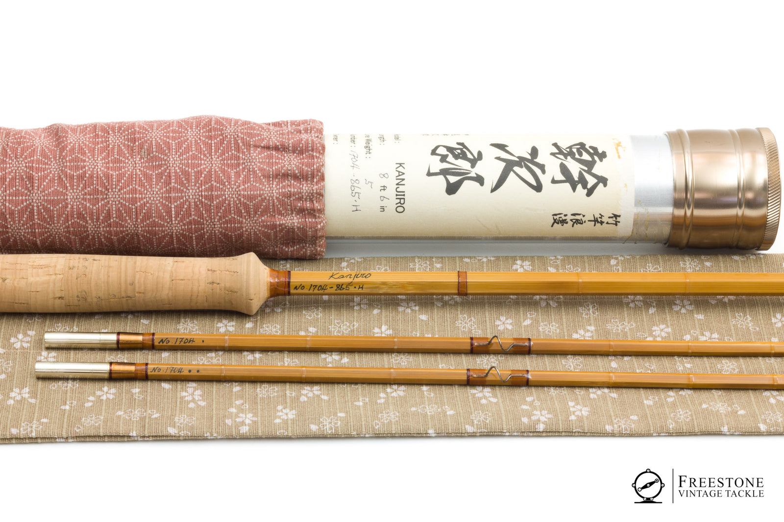 Nakao, Kanjiro - 8'6" 2/2 5wt Hollowbuilt Bamboo Rod