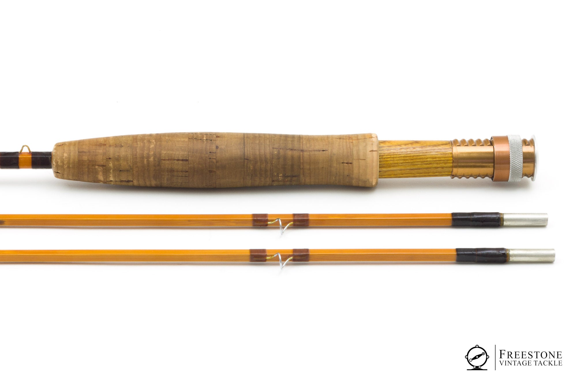 bamboo fishing pole with 2 eyelits Needham, Omar - 7' 2/2 7wt Penta Bamboo Rod