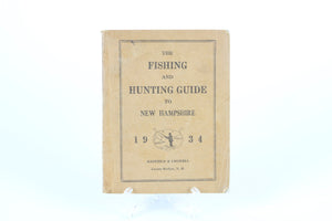 The Fishing & Hunting Guide to New Hampshire - 1934