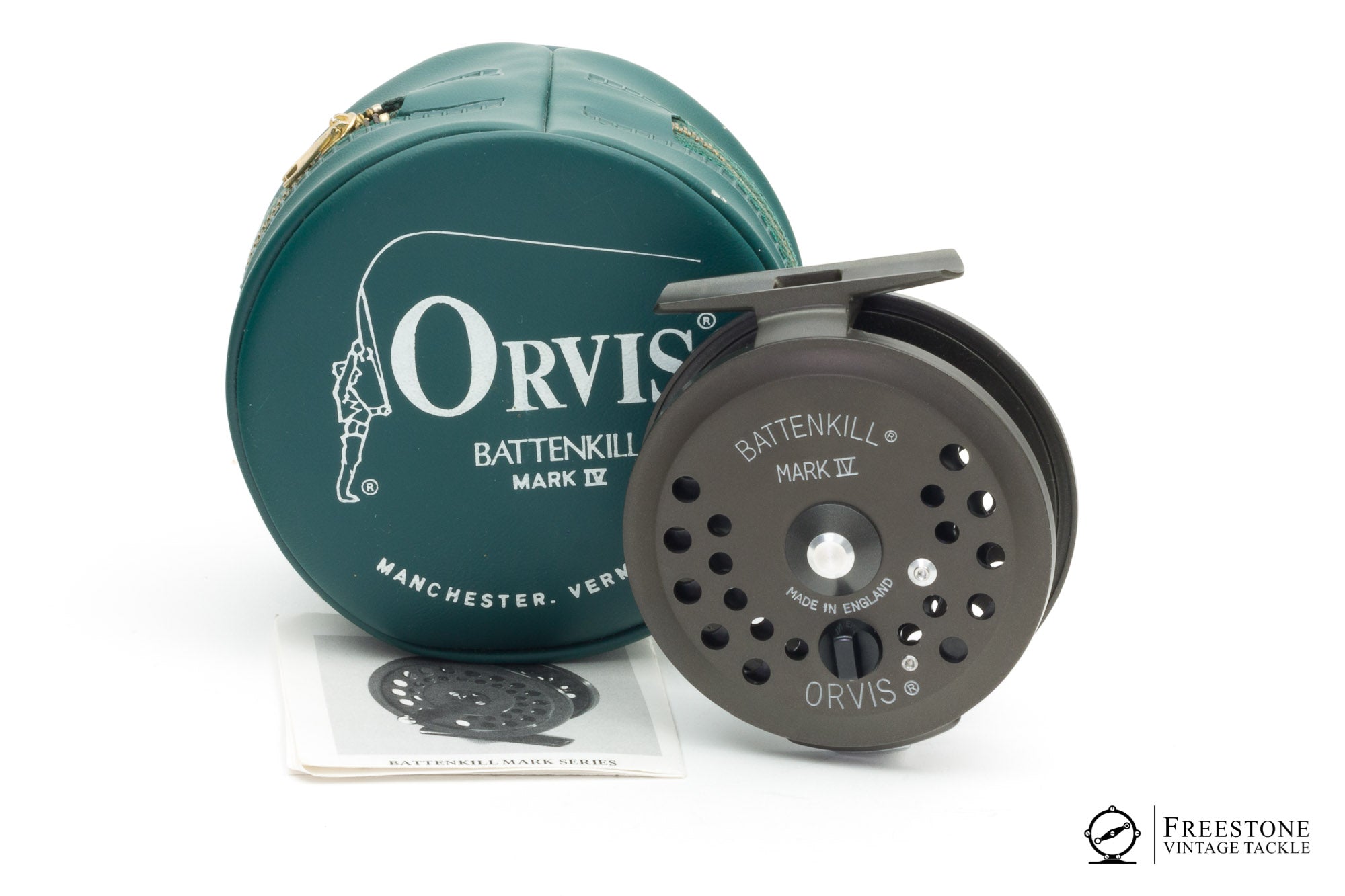 Vintage Orvis 3 pièces bambou fendu imprégné Battenkill 9 1/2 Vintage Orvis 3 pièces bambou fendu imprégné Battenkill 9 1/2