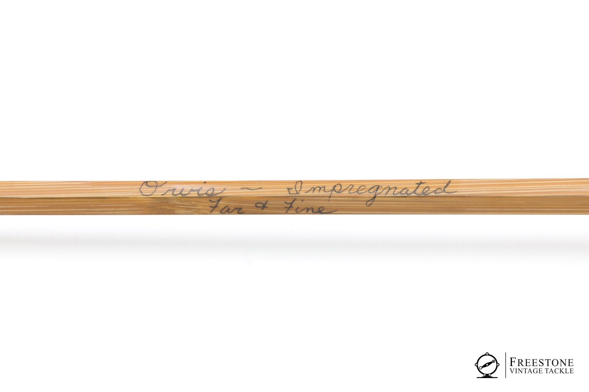 Orvis - Far & Fine, 7'6 2/2 5wt Impregnated Bamboo Rod - Freestone Vintage  Tackle