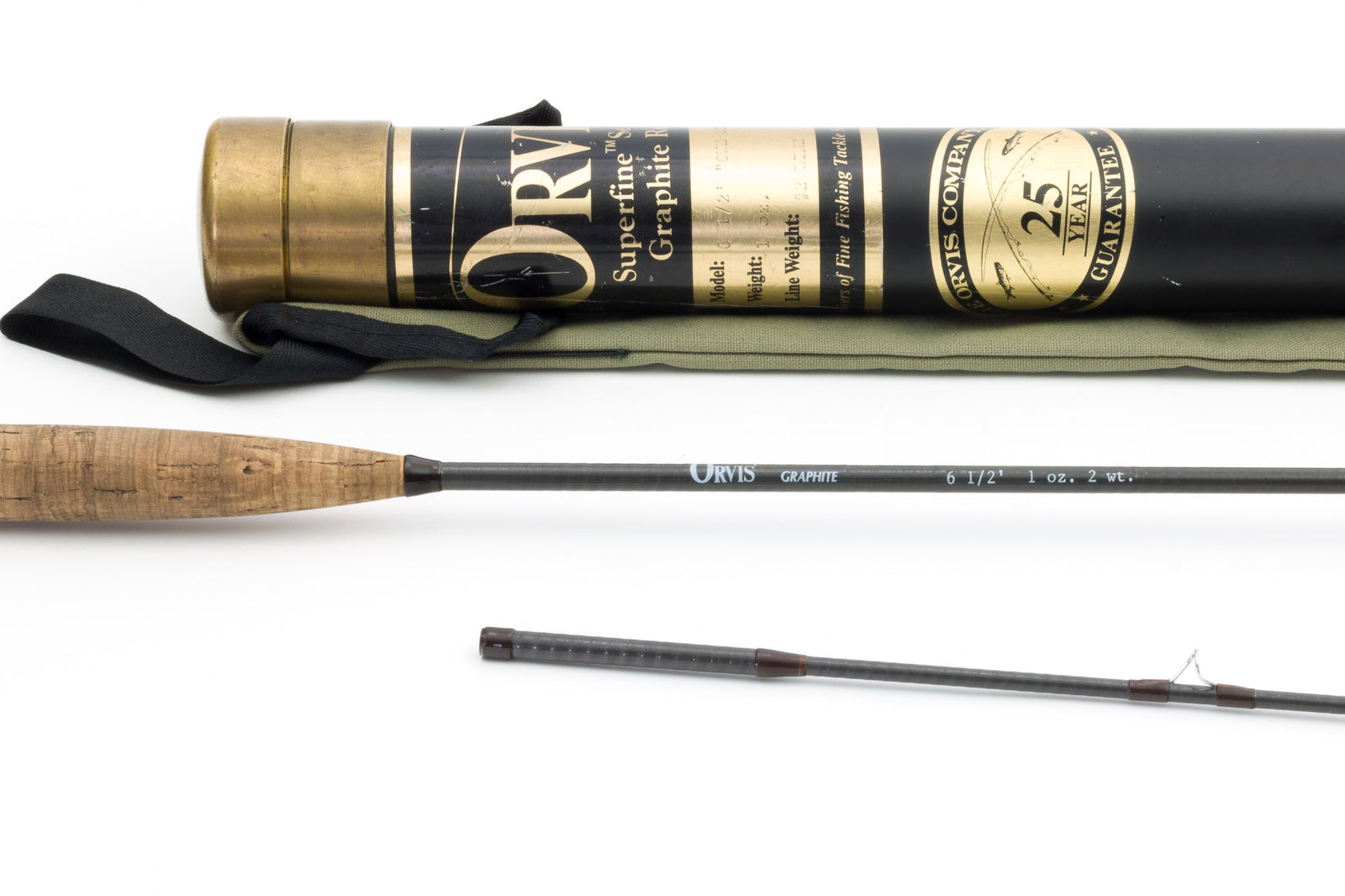Orvis - Superfine "One Ounce" 6'6" 2-piece 2wt Graphite Fly Rod