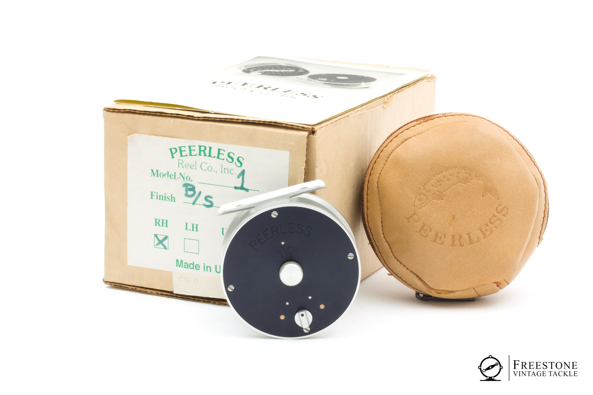 Peerless - No. 1 1/2, 3" Fly Reel