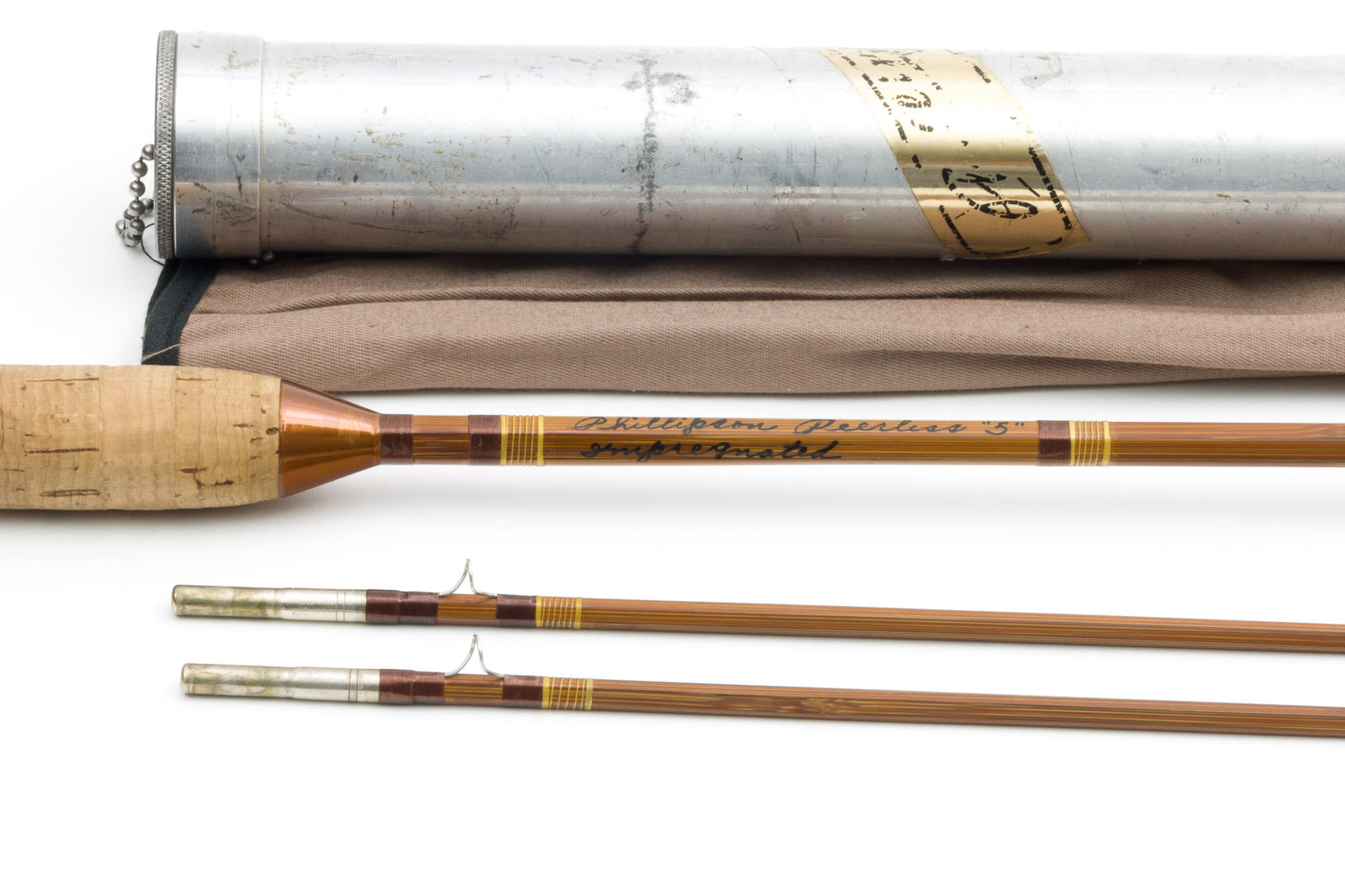 Phillipson - Peerless "5", Impregnated 7'6" 2/2 5wt Bamboo Rod