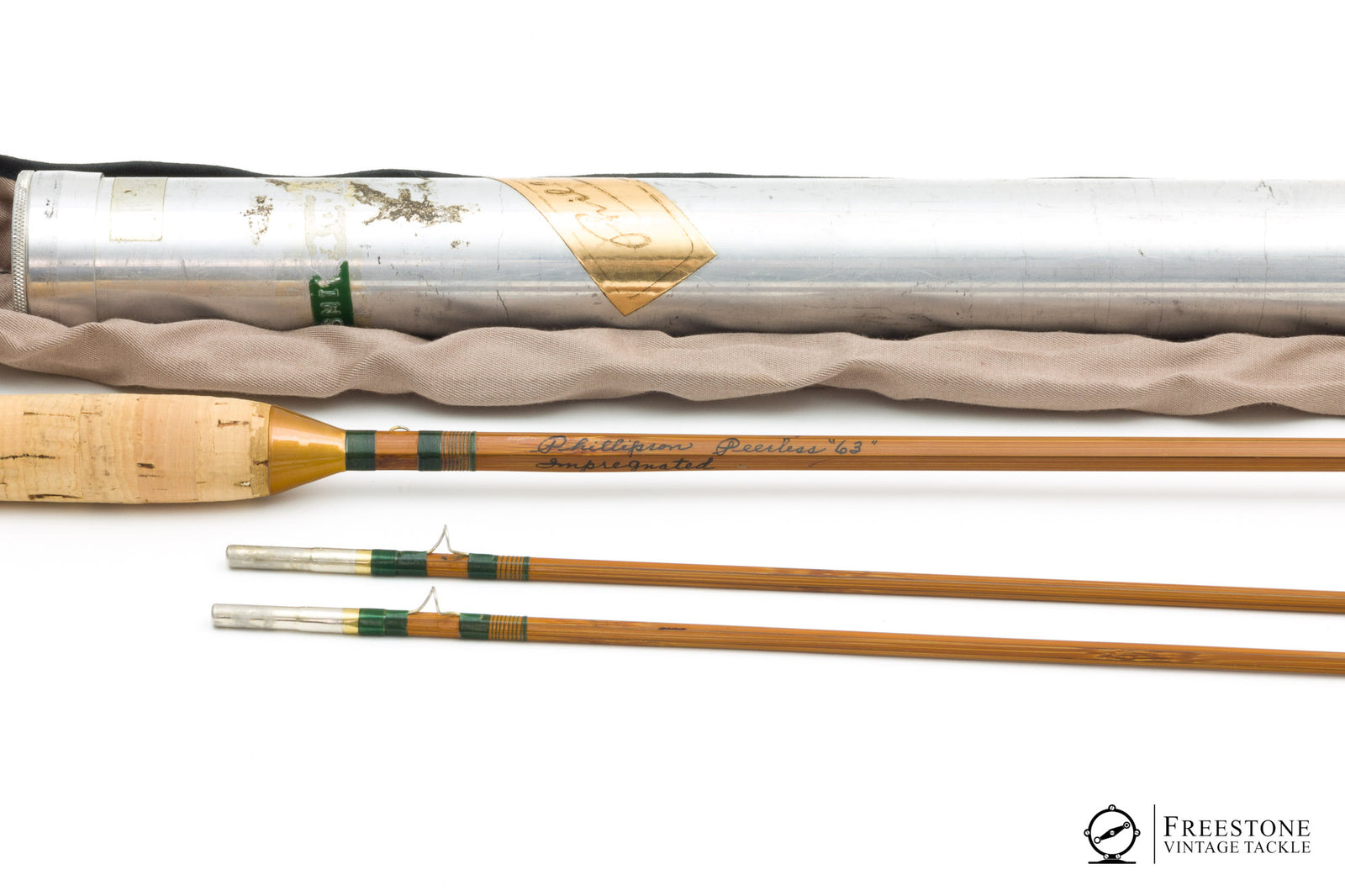 Phillipson - Peerless "63", Impregnated 7'6" 2/2 5wt Bamboo Rod