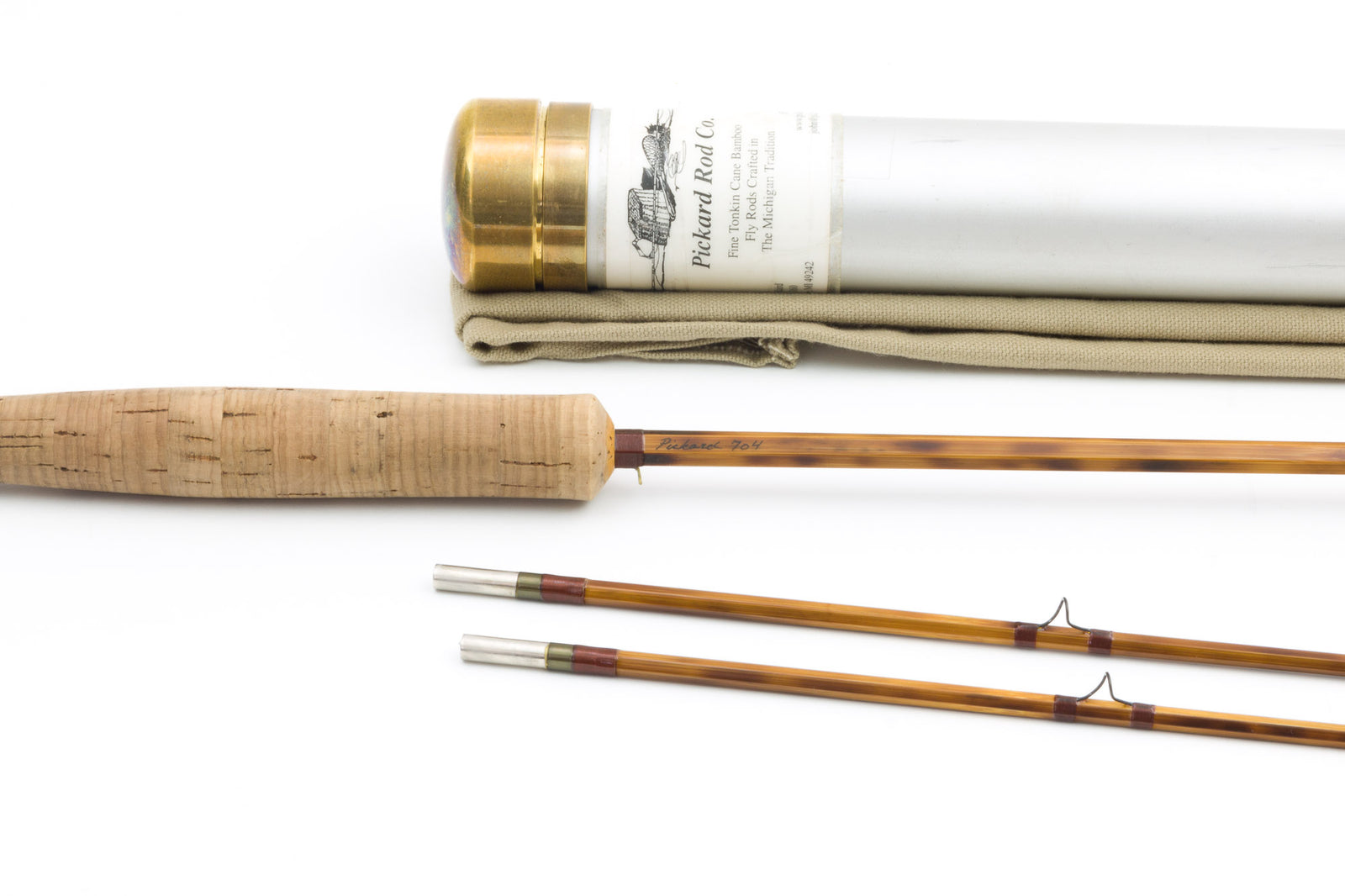 Pickard, John - Model 704, 7' 2/2 4wt Bamboo Fly Rod