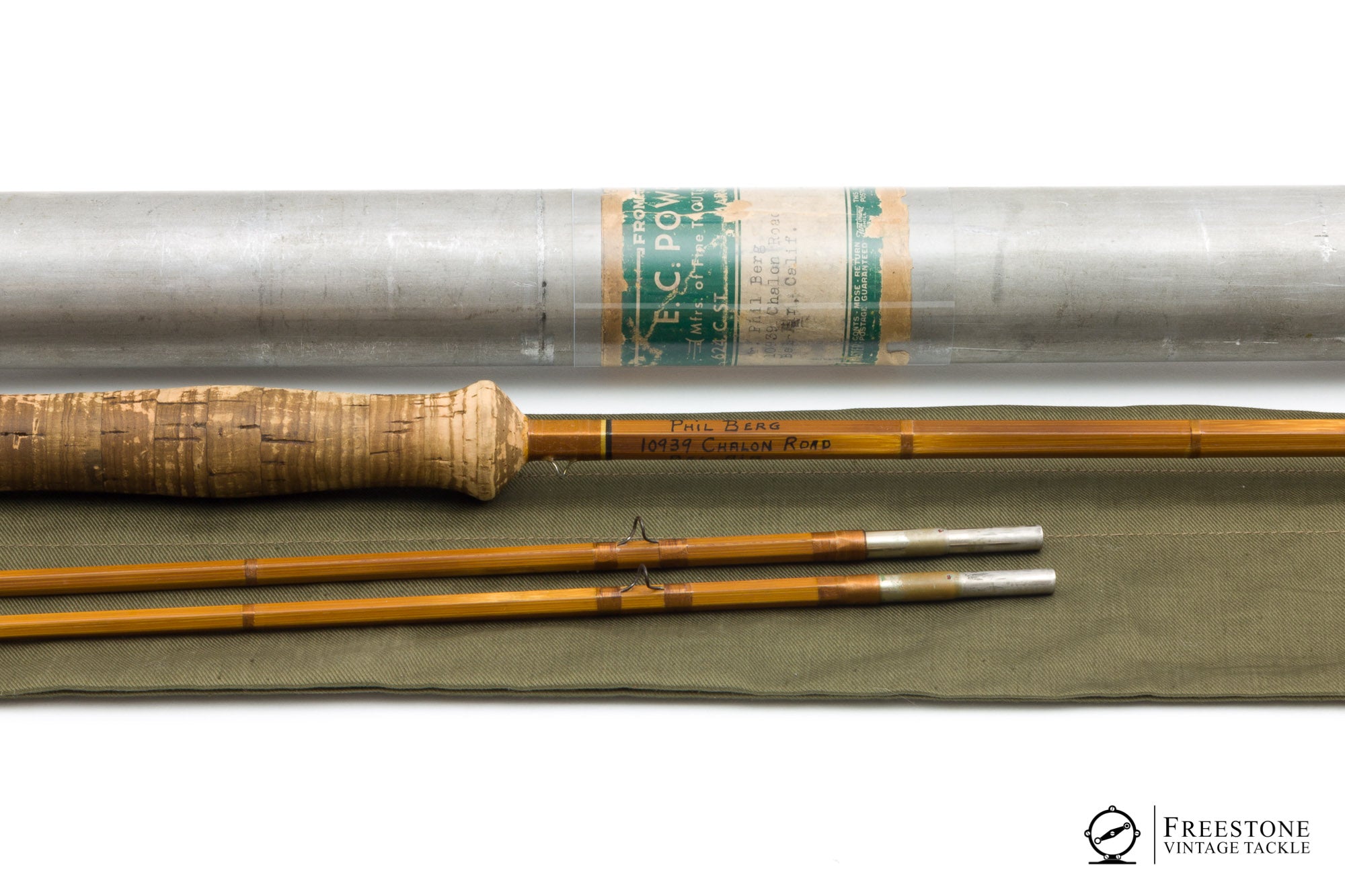 Powell, E.C. - 9' 2/2, 5/6wt Bamboo Rod - Freestone Vintage Tackle