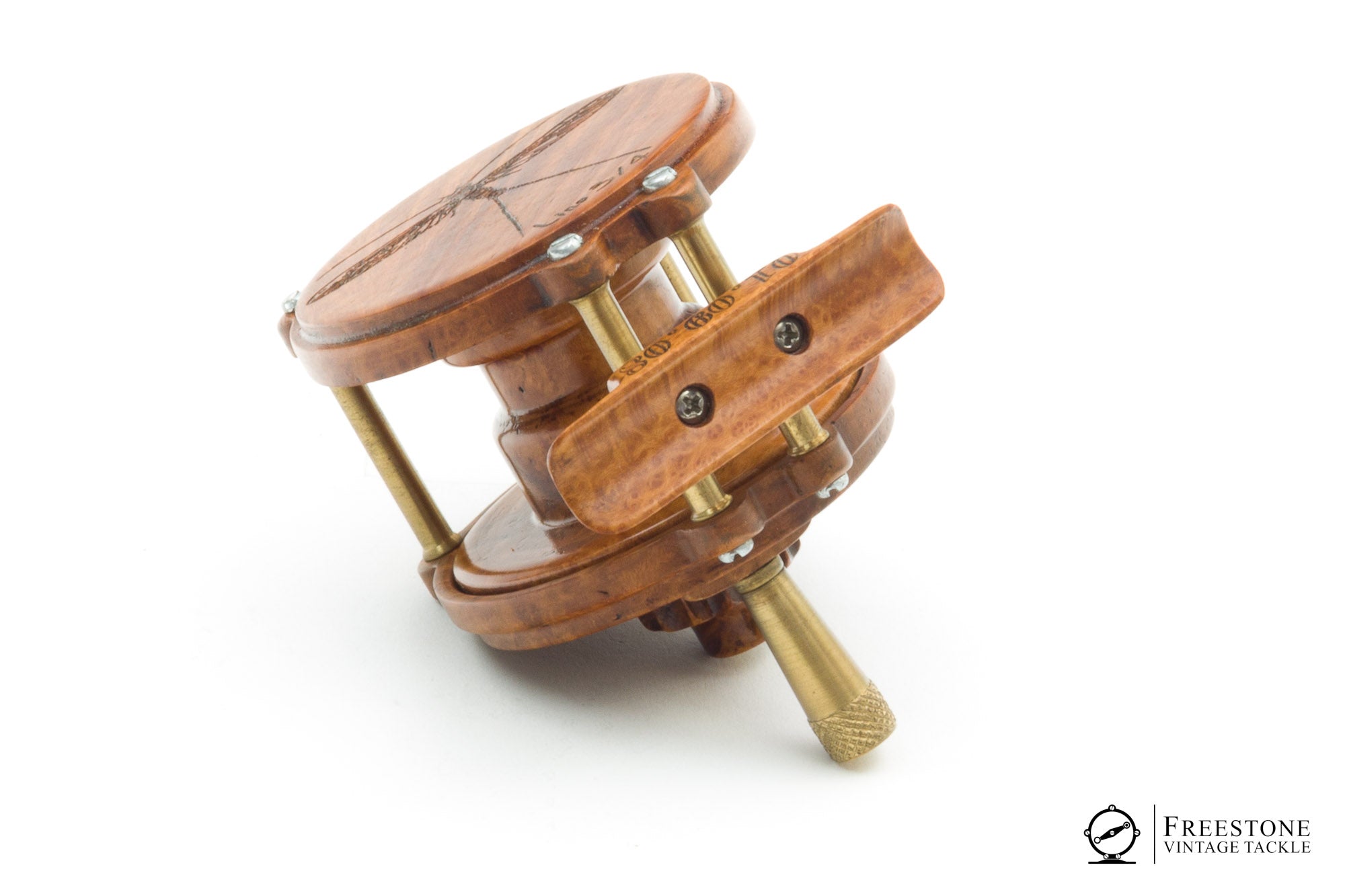 antique wood fly fishing reels Revenge - 2 5/8" Wooden Fly Reel - Anti-Reverse