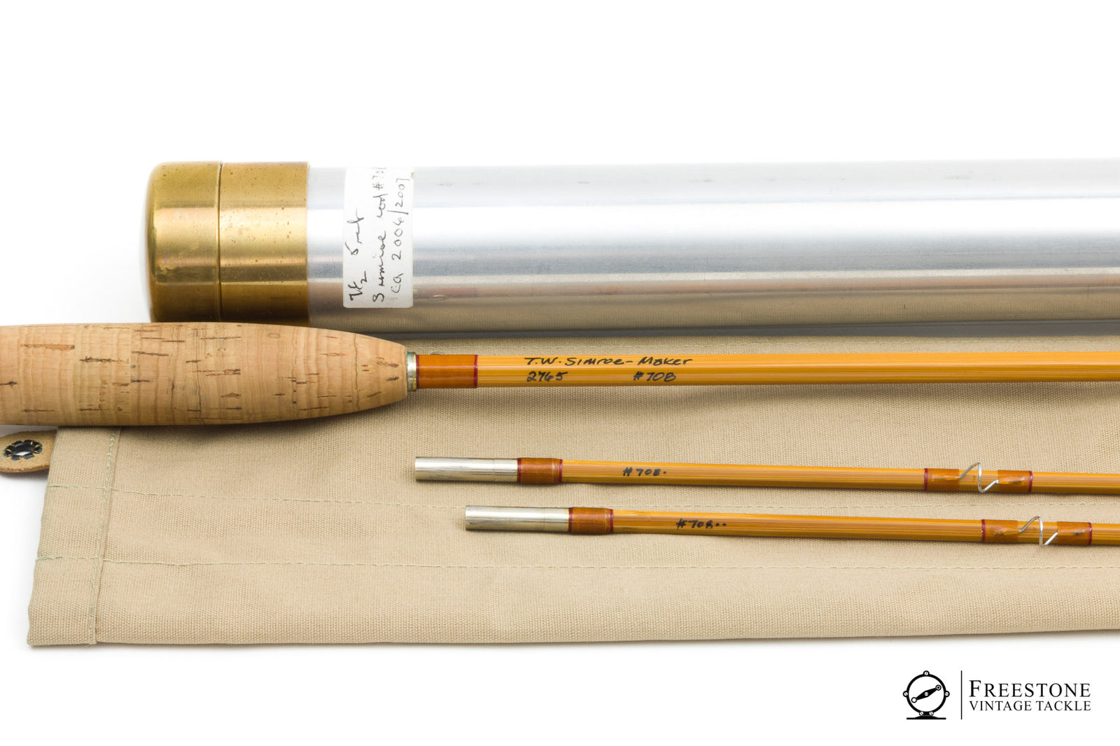 Simroe, Ted - 7'6" 5wt 2/2 Bamboo Rod