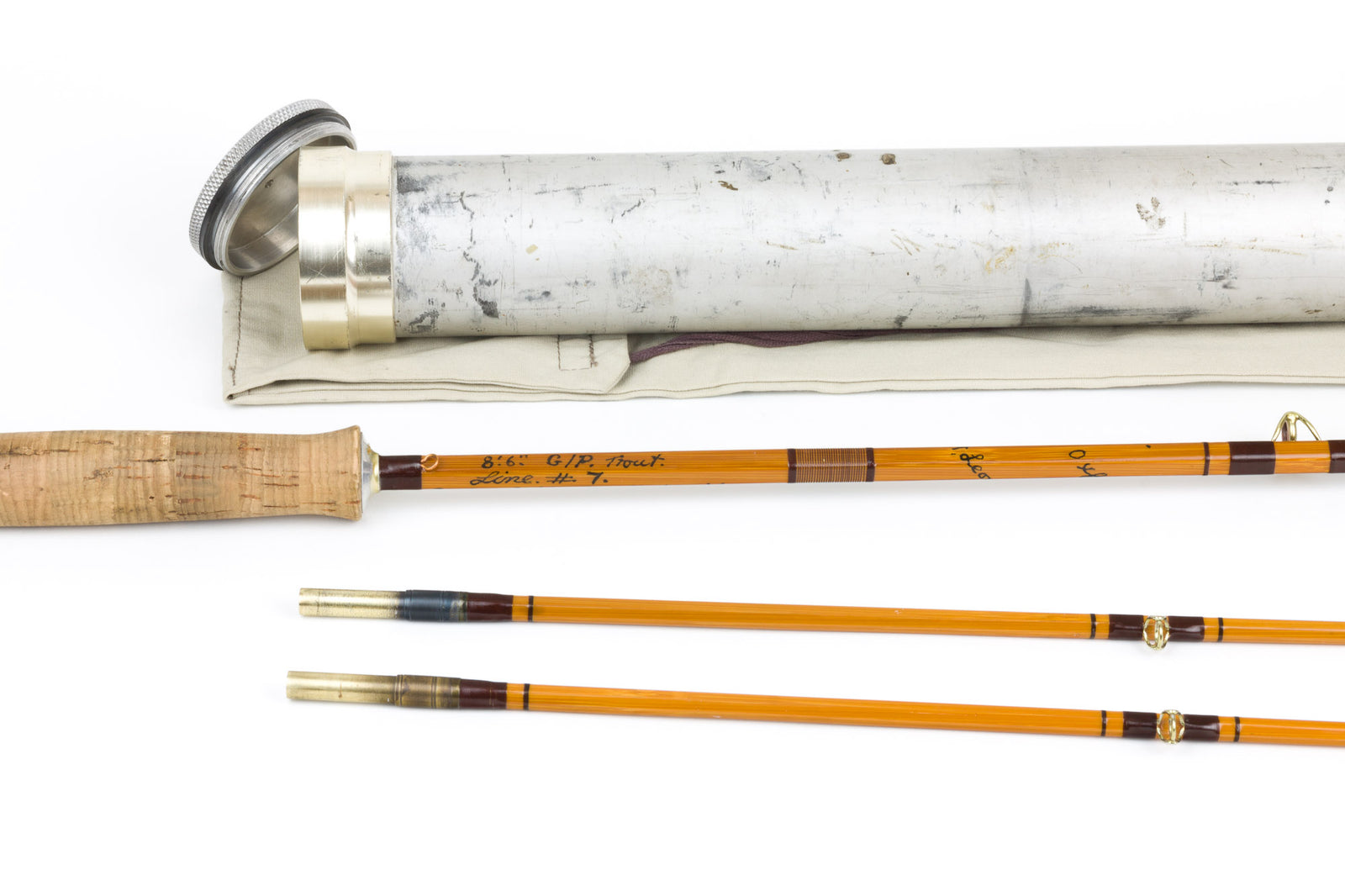 St. Leonard Rod Co. - 8'6" 7wt 2/2 Bamboo Fly Rod