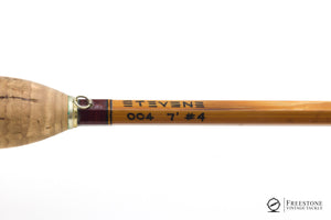 Stevens, Brad - Model 7043, 7' 3/2 4wt Bamboo Rod