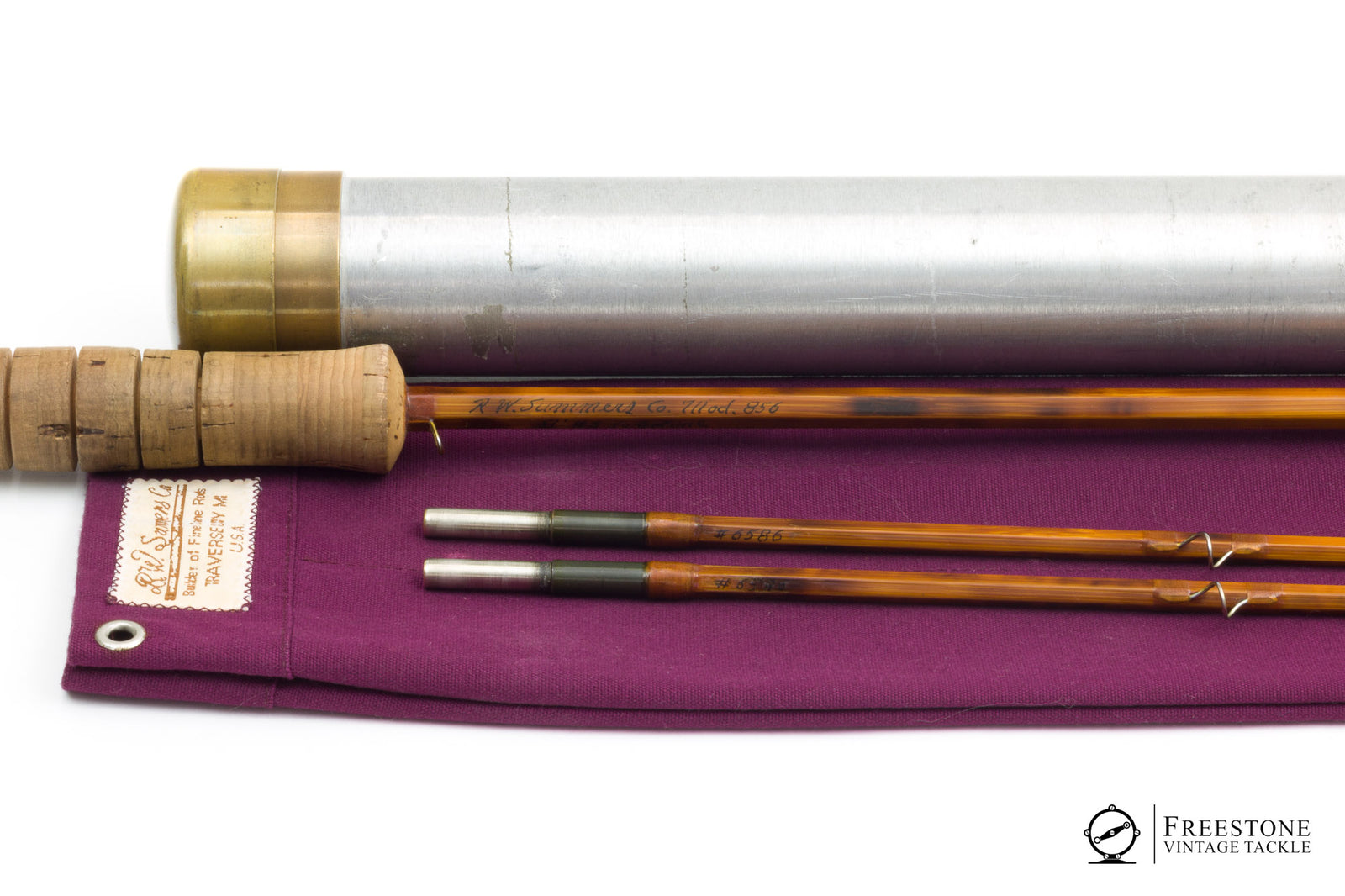 Summers, R.W. - Model 856  8' 2/2, 5/6wt Bamboo Fly Rod