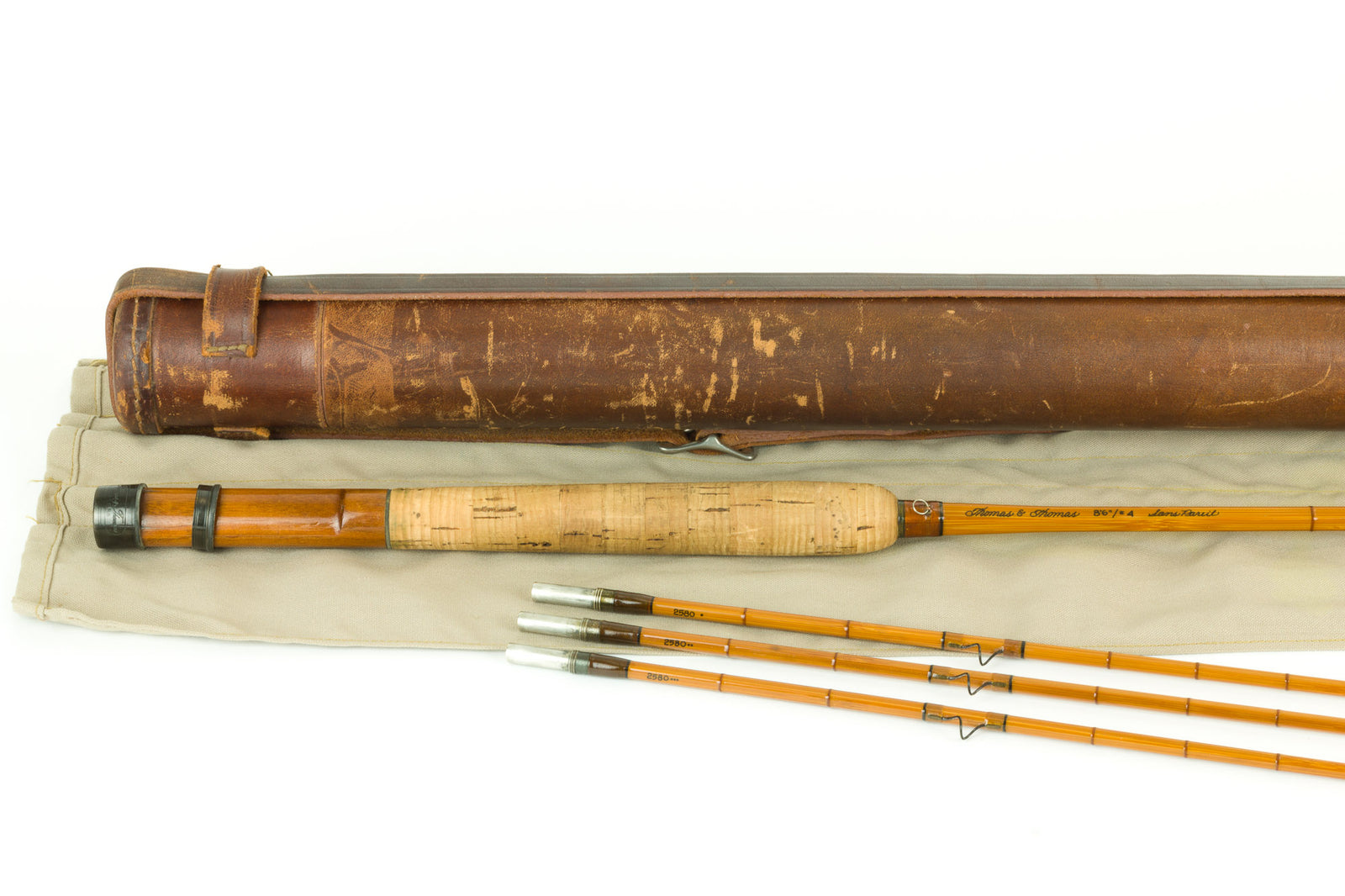 Thomas & Thomas - 8'6" 4wt 2/3 Bamboo Fly Rod - "Sans Pareil"