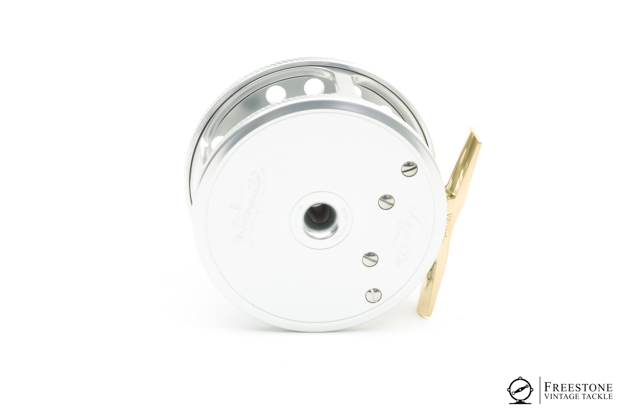 aluminium fly reel VR Reels - Trutta Perfetta 3" Aluminum Fly Reel - Silver & Brass