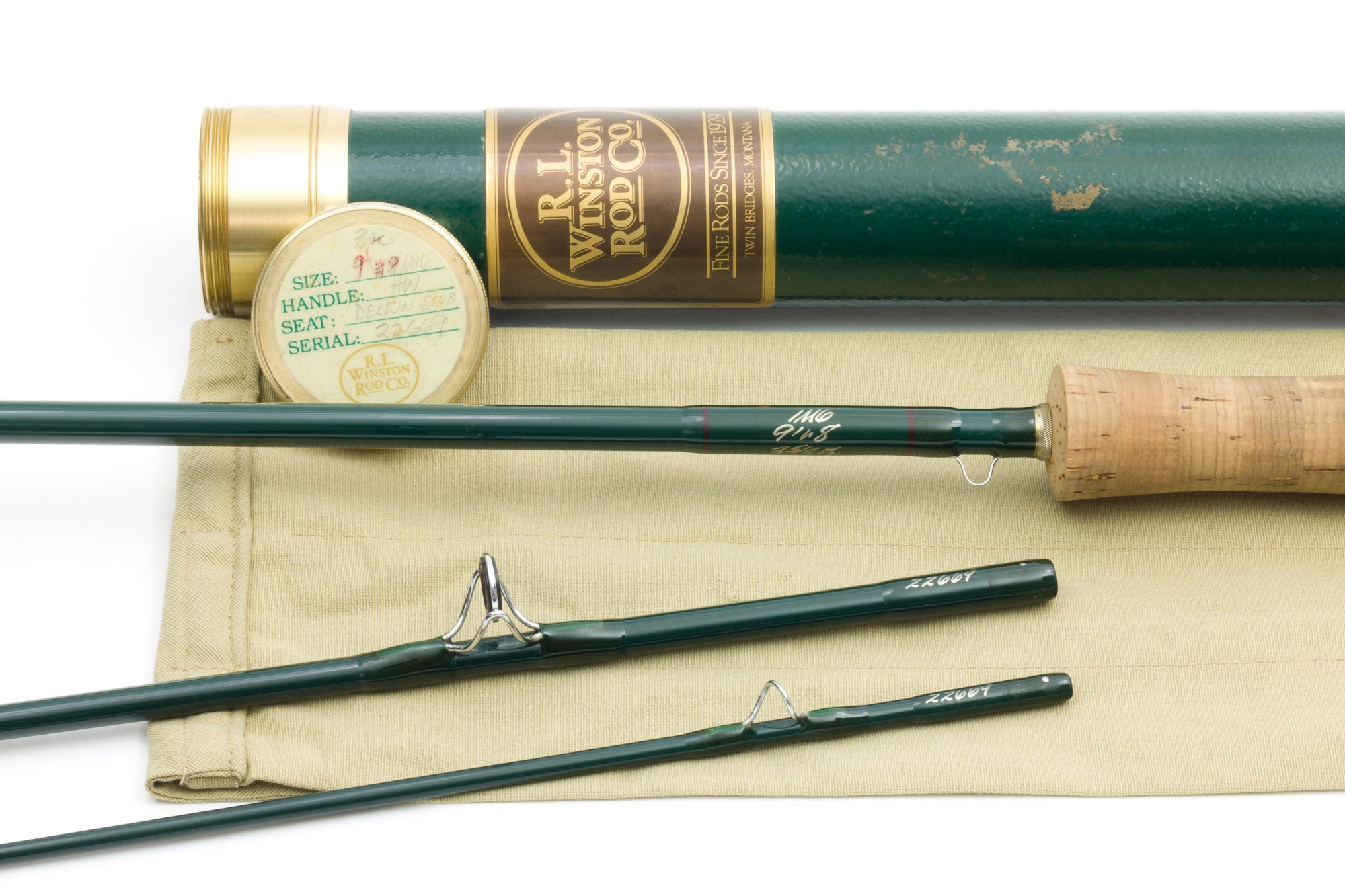 Winston - IM6 9' 3-Piece 8wt Graphite Rod