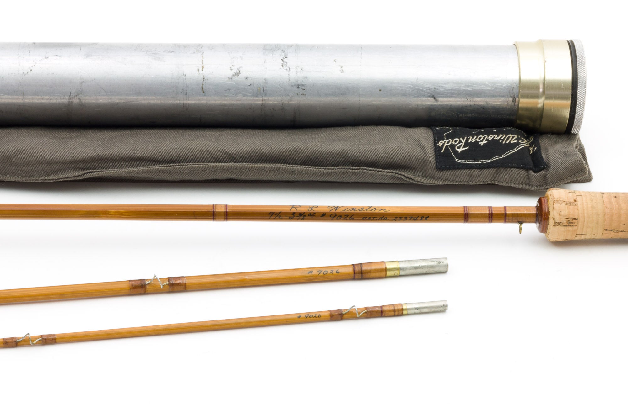 Winston, R.L. - 7'6 3/1, 2 3/4oz (4wt) Bamboo Fly Rod