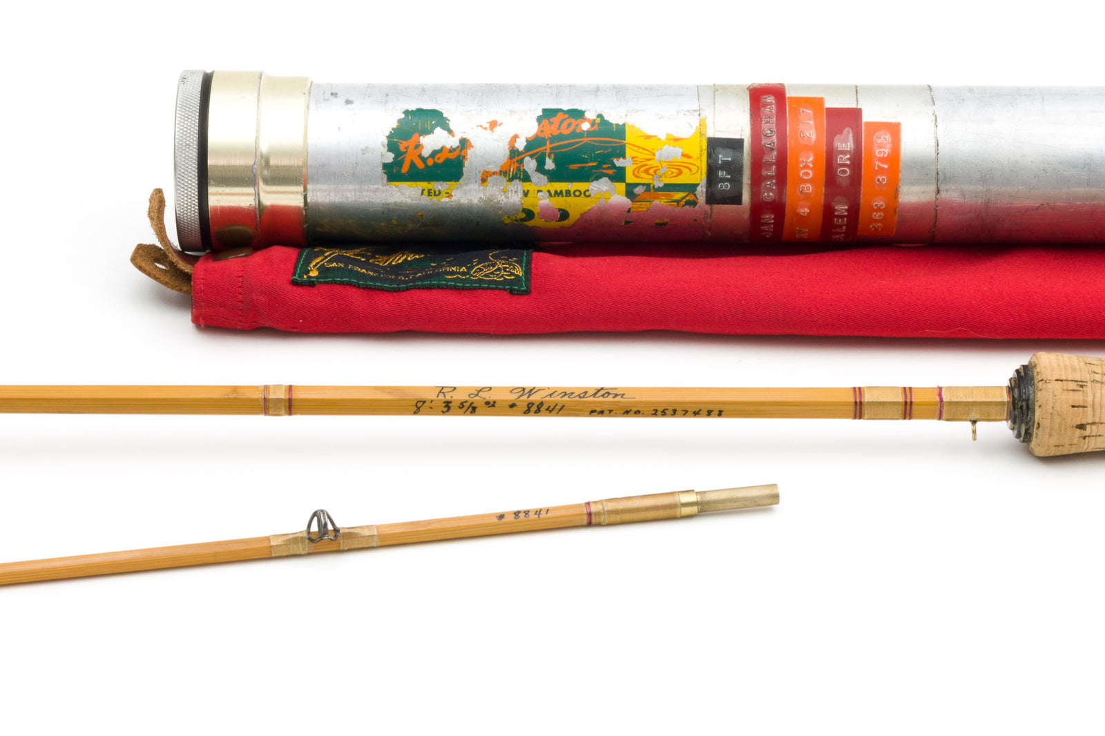 Winston, R.L. - 8' 2/1, 3 5/8oz (4/5wt) Bamboo Fly Rod