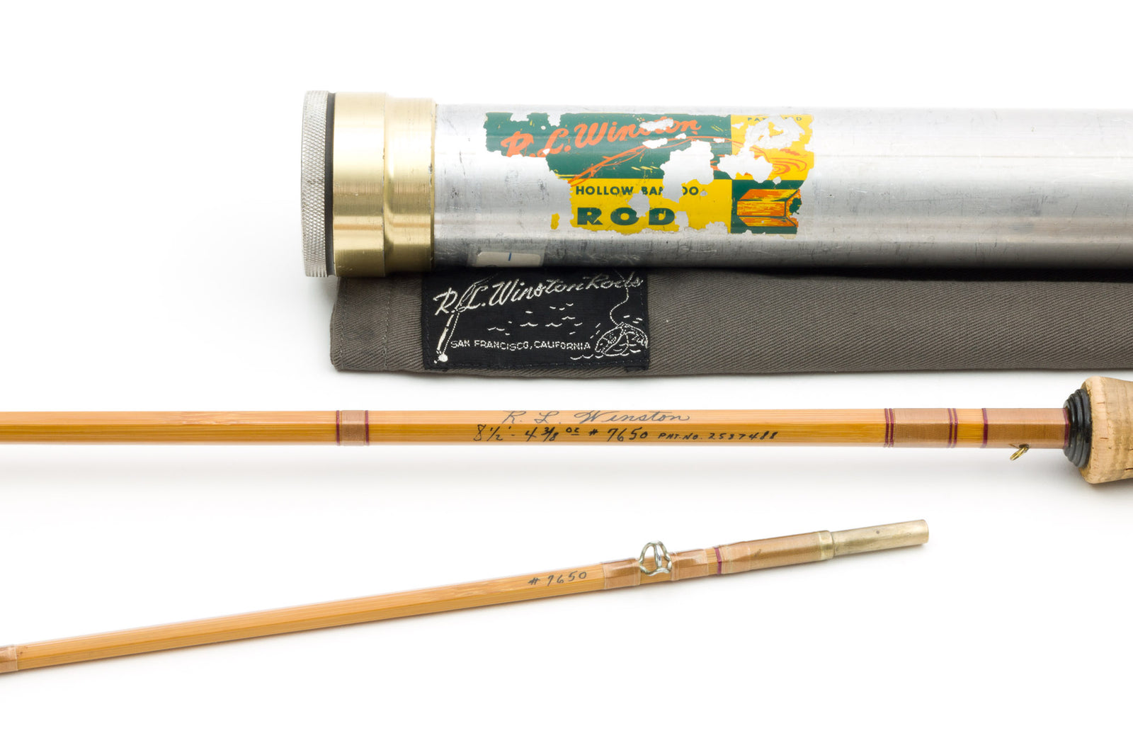 Winston, R.L. - 8'6" 2/1, 4 3/8oz (6wt) Bamboo Fly Rod