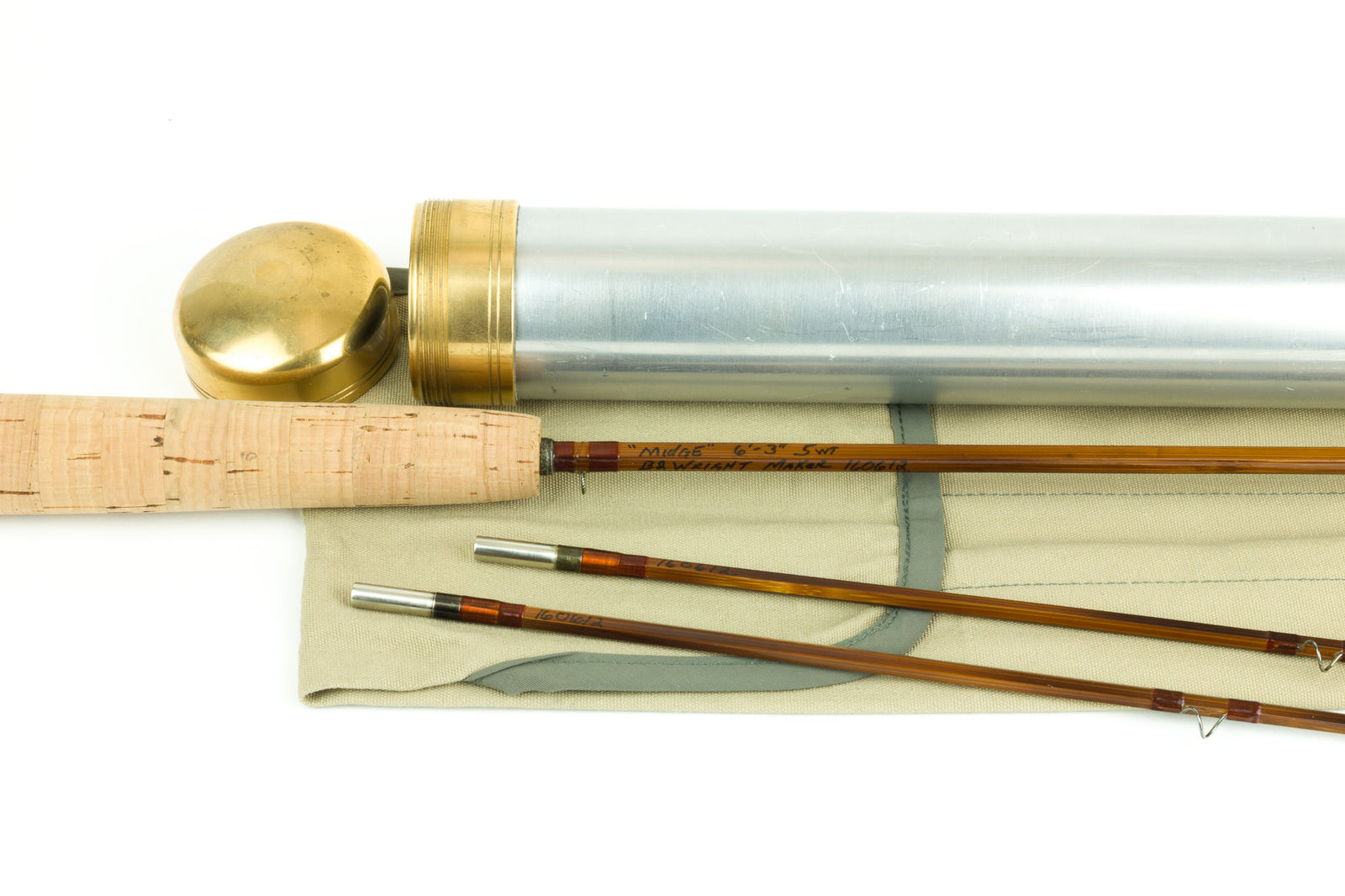 Wright, B.J. - 6'3" 5wt 2/2 "Midge" Bamboo Fly Rod