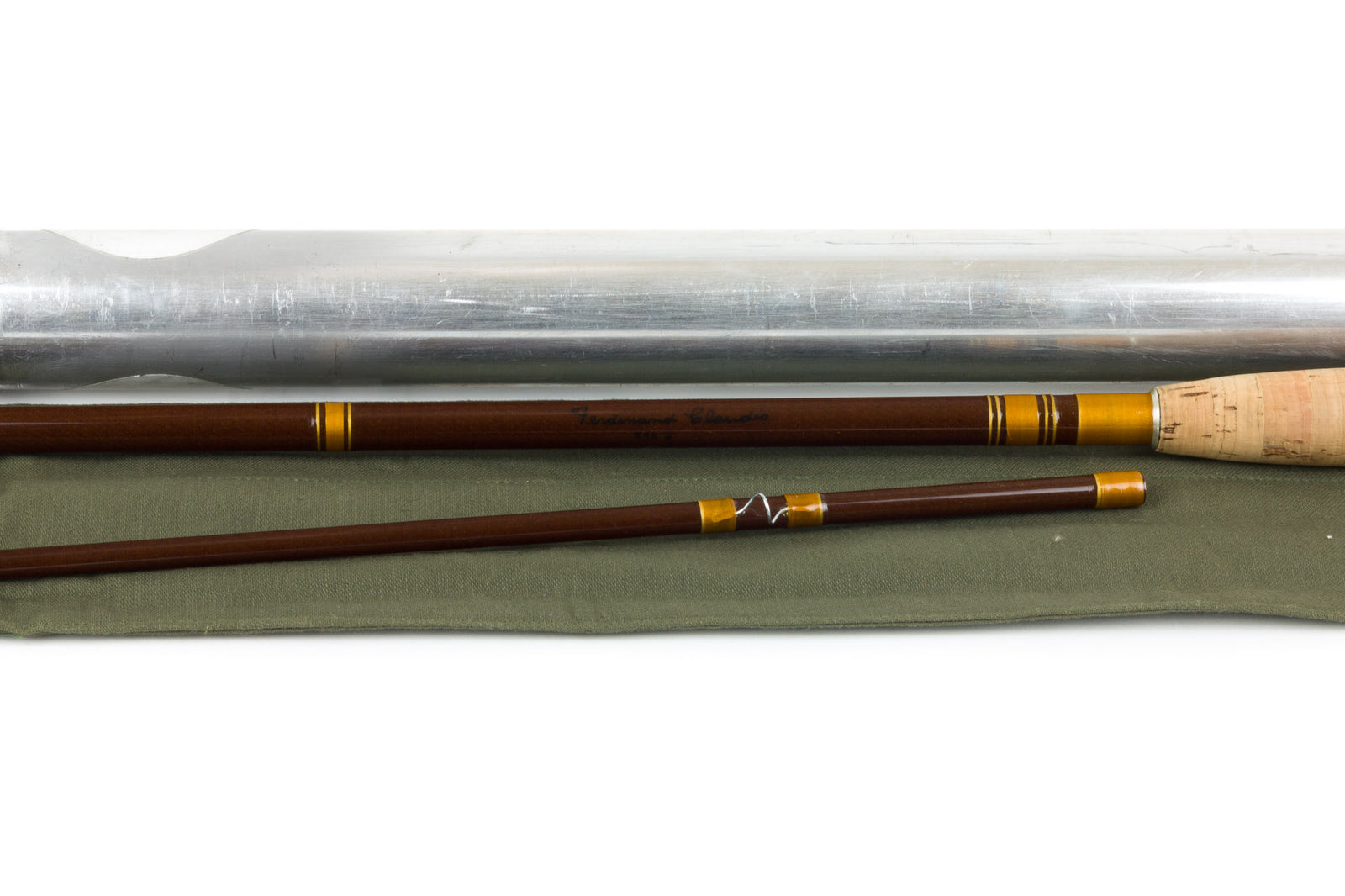 Claudio, Ferdinand - 898B, 8'9" 2-piece 8wt Fiberglass Fly Rod